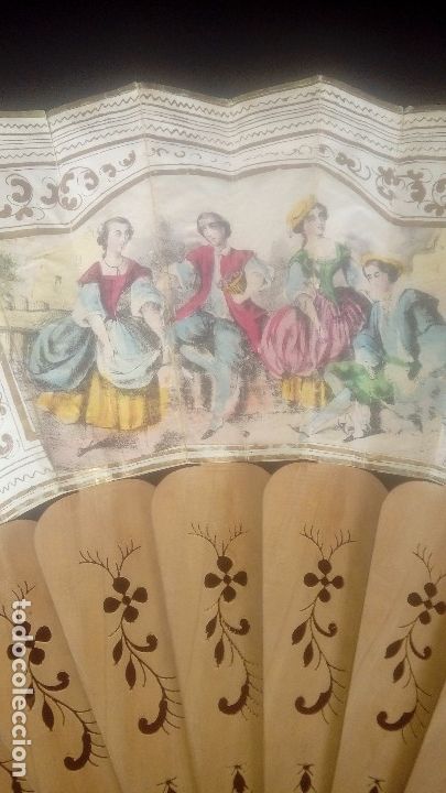 Antig&uuml;edades: Abanico isabelino S.XIX - Foto 6