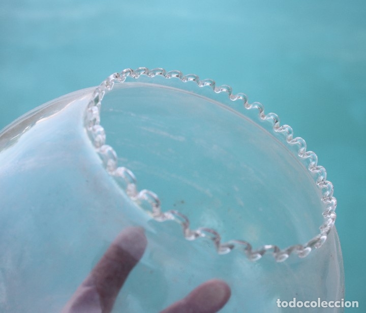 Antig&uuml;edades: Pecera de cristal soplado - Foto 4