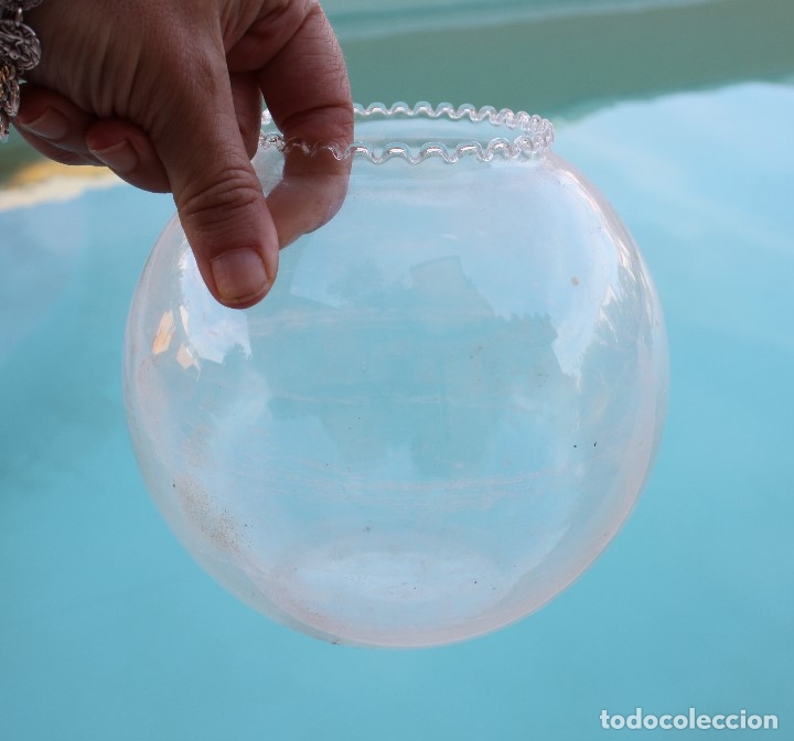 Antig&uuml;edades: Pecera de cristal soplado - Foto 1