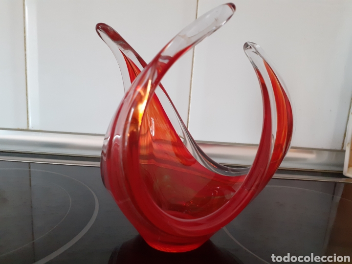 Antig&uuml;edades: Centro de mesa en cristal de Murano - Foto 3
