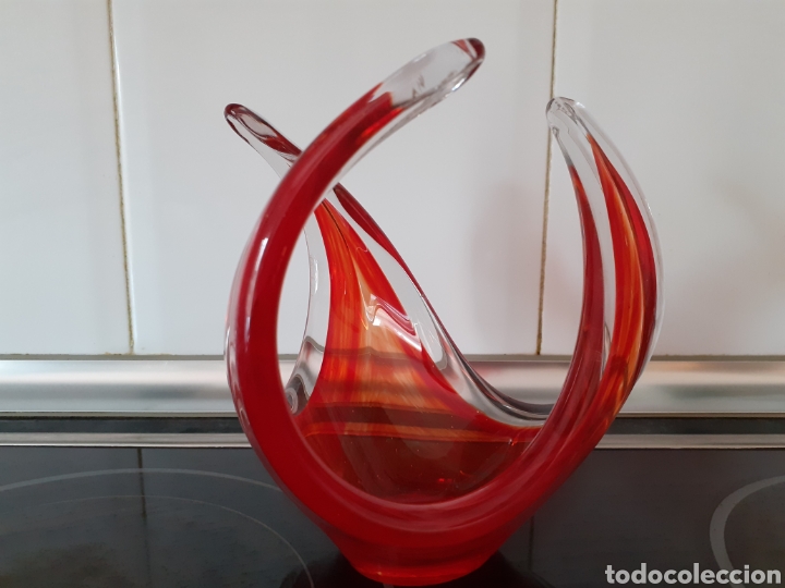 Antig&uuml;edades: Centro de mesa en cristal de Murano - Foto 2