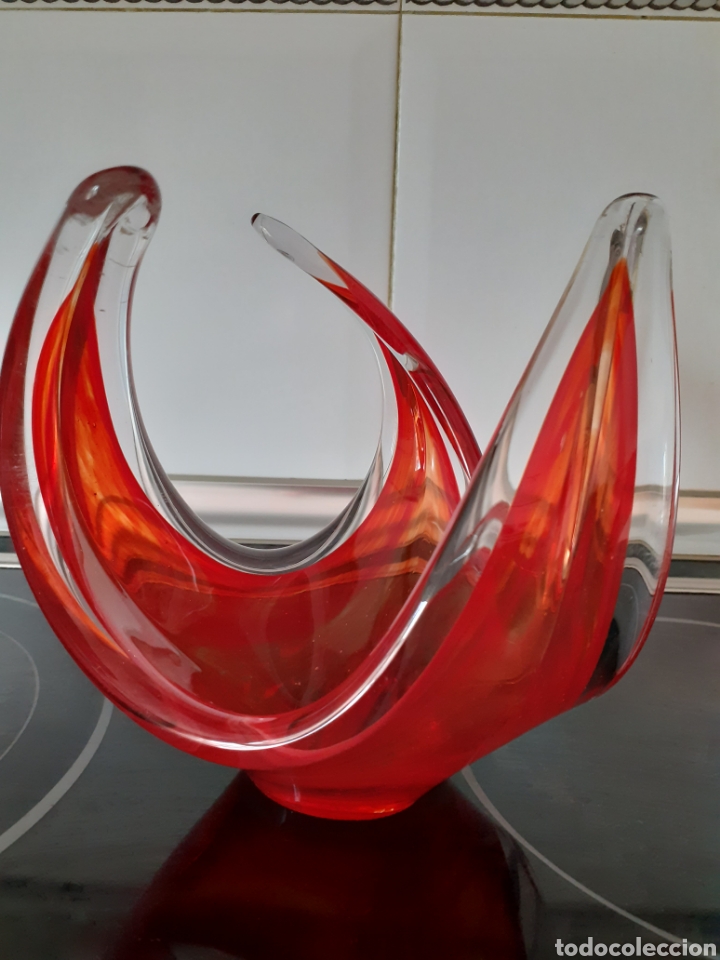 Antig&uuml;edades: Centro de mesa en cristal de Murano - Foto 1