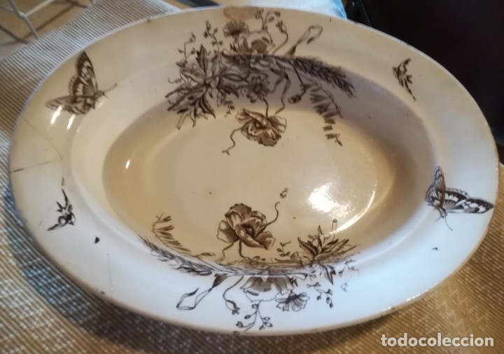 Antig&uuml;edades: Bandeja Cartuja de Sevilla - Foto 2