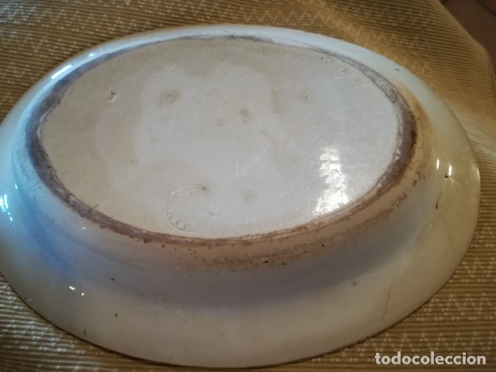 Antig&uuml;edades: Bandeja Cartuja de Sevilla - Foto 9