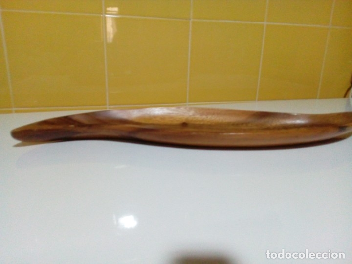 Antig&uuml;edades: bandeja  de madera de olivo - Foto 2