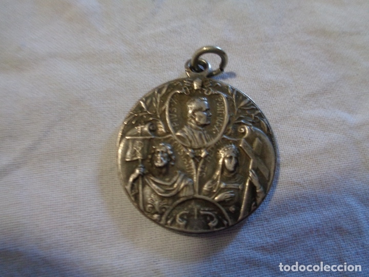 Antig&uuml;edades: Medalla Papa Pio X - Foto 1