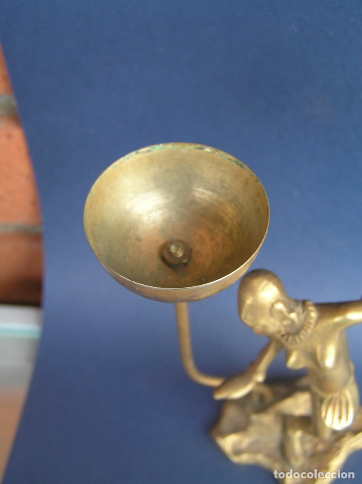 Antig&uuml;edades: CANDELABRO ART-D&Eacute;CO. 15,5 cm. - Foto 17