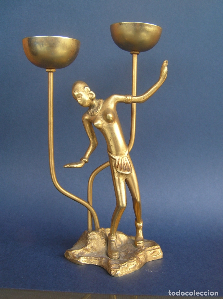 Antig&uuml;edades: CANDELABRO ART-D&Eacute;CO. 15,5 cm. - Foto 23