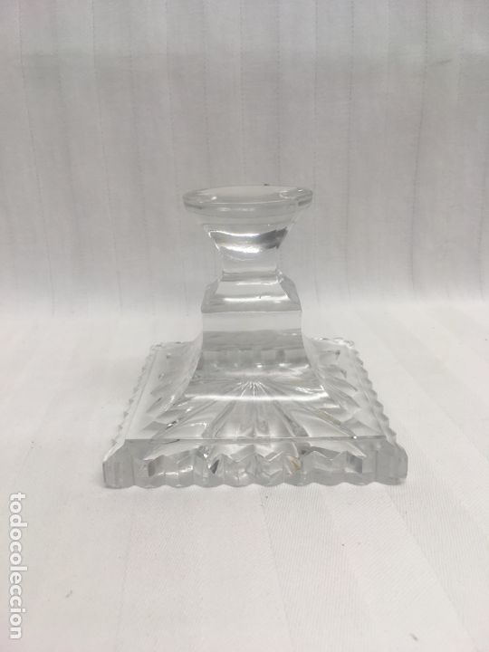 Antig&uuml;edades: Pie cristal tallado - Foto 2