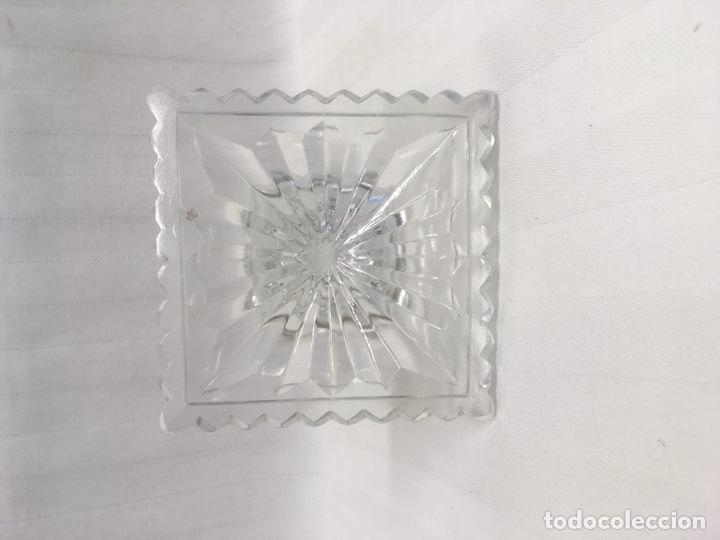 Antig&uuml;edades: Pie cristal tallado - Foto 3