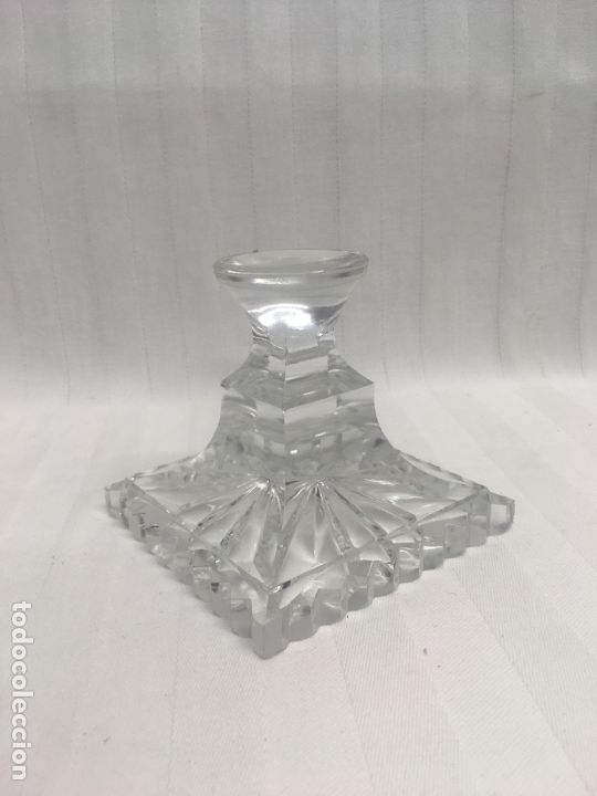 Antig&uuml;edades: Pie cristal tallado - Foto 1