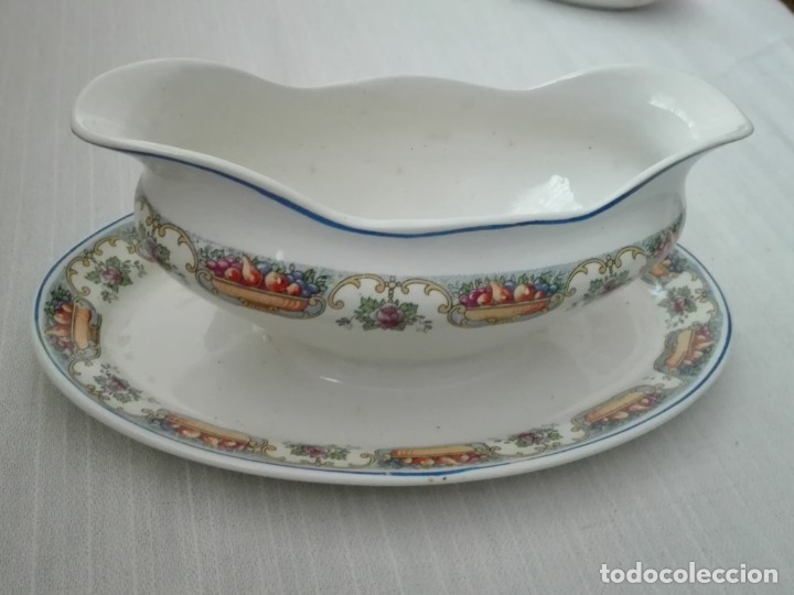 Antig&uuml;edades: SALSERA Y BANDEJA PEQUE&Ntilde;A IT SANTANDER - Foto 2