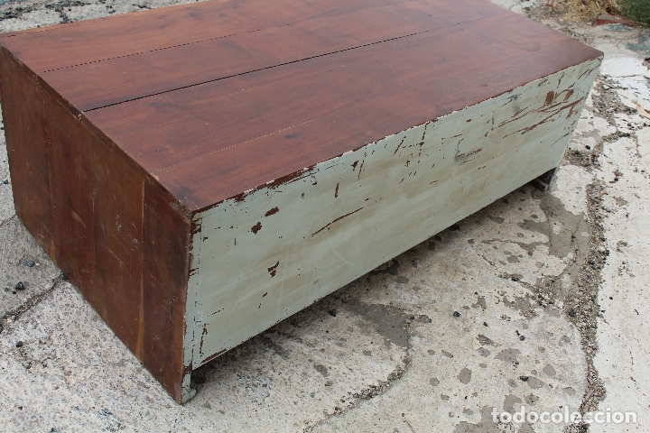 Antig&uuml;edades: mueble mesa baja en madera - Foto 8