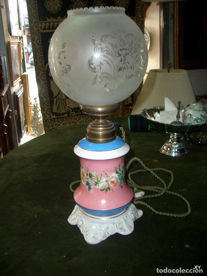 Antig&uuml;edades: Quinque antiguo electrificado - Foto 6