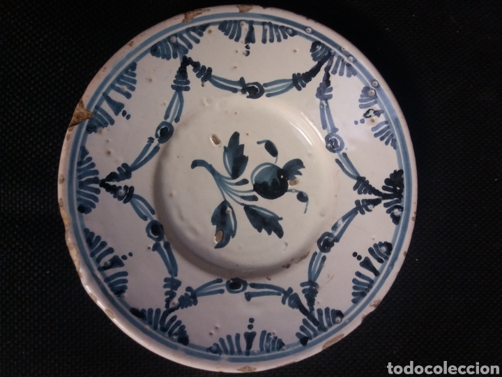 Antig&uuml;edades: plato de ceramica catalana - Foto 3