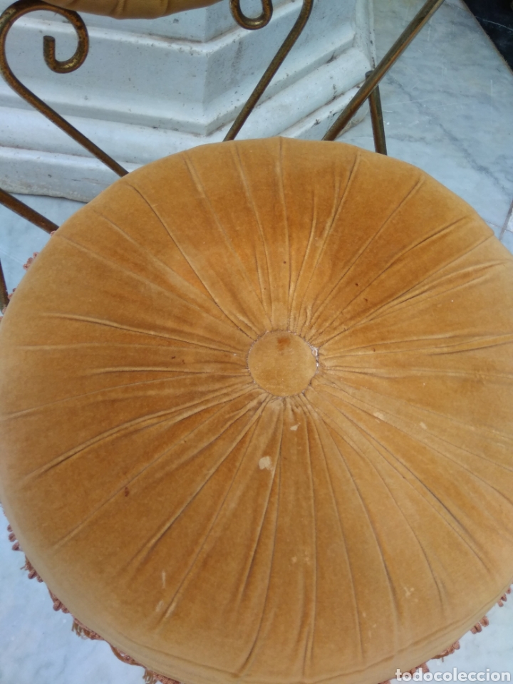 Antig&uuml;edades: Silla de piano vintage - Foto 11