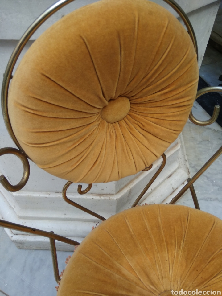 Antig&uuml;edades: Silla de piano vintage - Foto 6