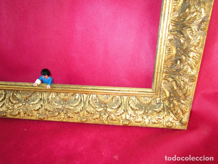 Antig&uuml;edades: ENORME MARCO ANTIGUO  MADERA DORADA - Foto 2