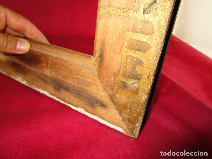 Antig&uuml;edades: ENORME MARCO ANTIGUO  MADERA DORADA - Foto 3