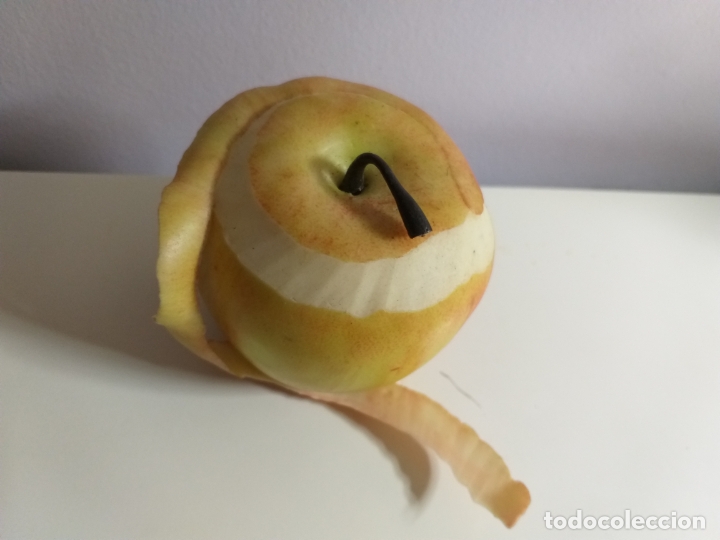 Antigüedades: Antigua manzana para decorar. Súper real. - Foto 3 - 177626169