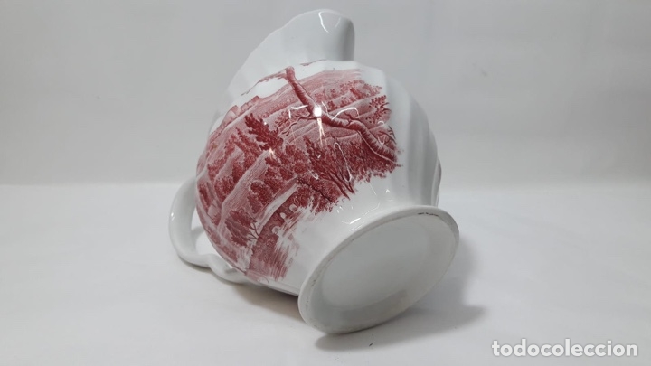 Antig&uuml;edades: Jarra porcelana loza - Foto 2