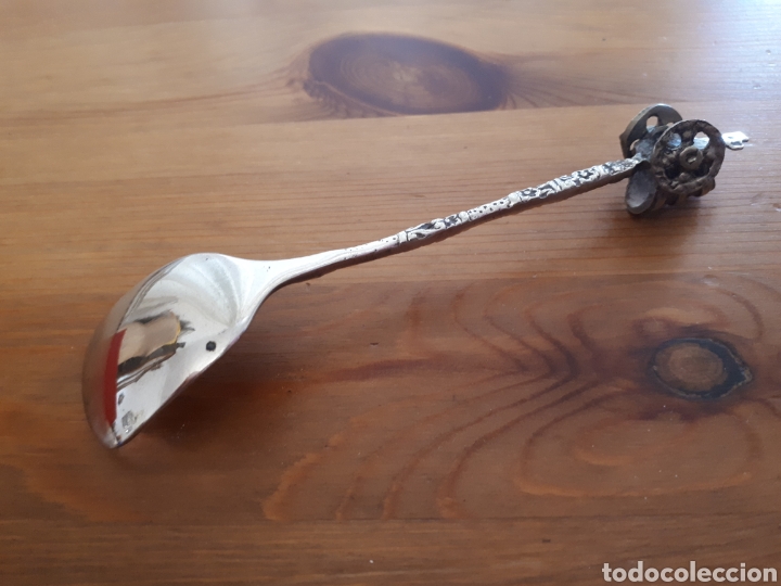 Antig&uuml;edades: Cuchara cucharilla carro (plata?) - Foto 3