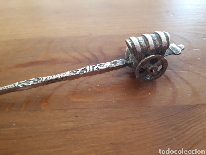 Antig&uuml;edades: Cuchara cucharilla carro (plata?) - Foto 5
