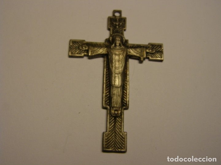 Antig&uuml;edades: Crucifijo cat&oacute;lico. - Foto 1