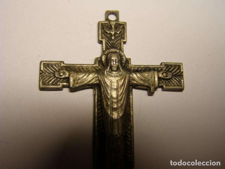 Antig&uuml;edades: Crucifijo cat&oacute;lico. - Foto 2