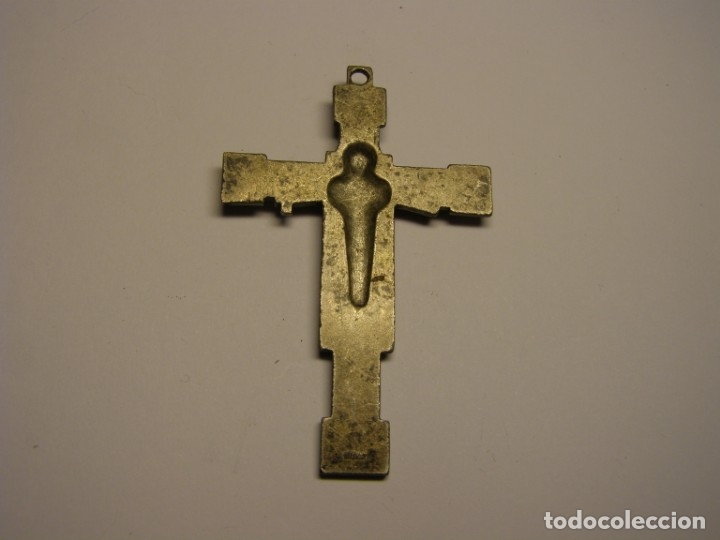 Antig&uuml;edades: Crucifijo cat&oacute;lico. - Foto 3