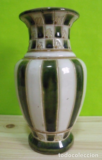 Antig&uuml;edades: Jarr&oacute;n Florero Cer&aacute;mica 20 cm - Foto 3