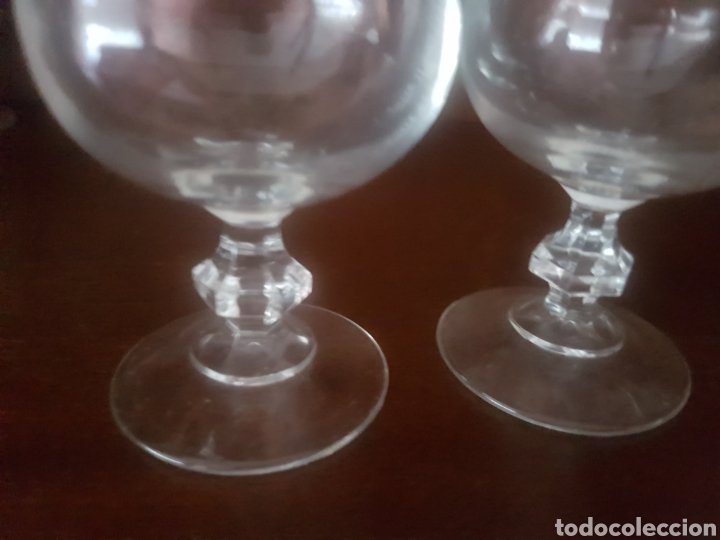 Antig&uuml;edades: Lote de 6 copas de cristal - Foto 2