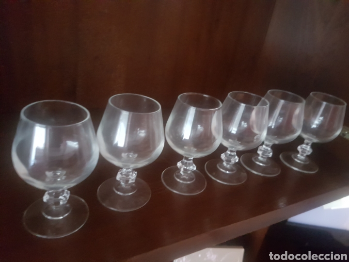 Antig&uuml;edades: Lote de 6 copas de cristal - Foto 1