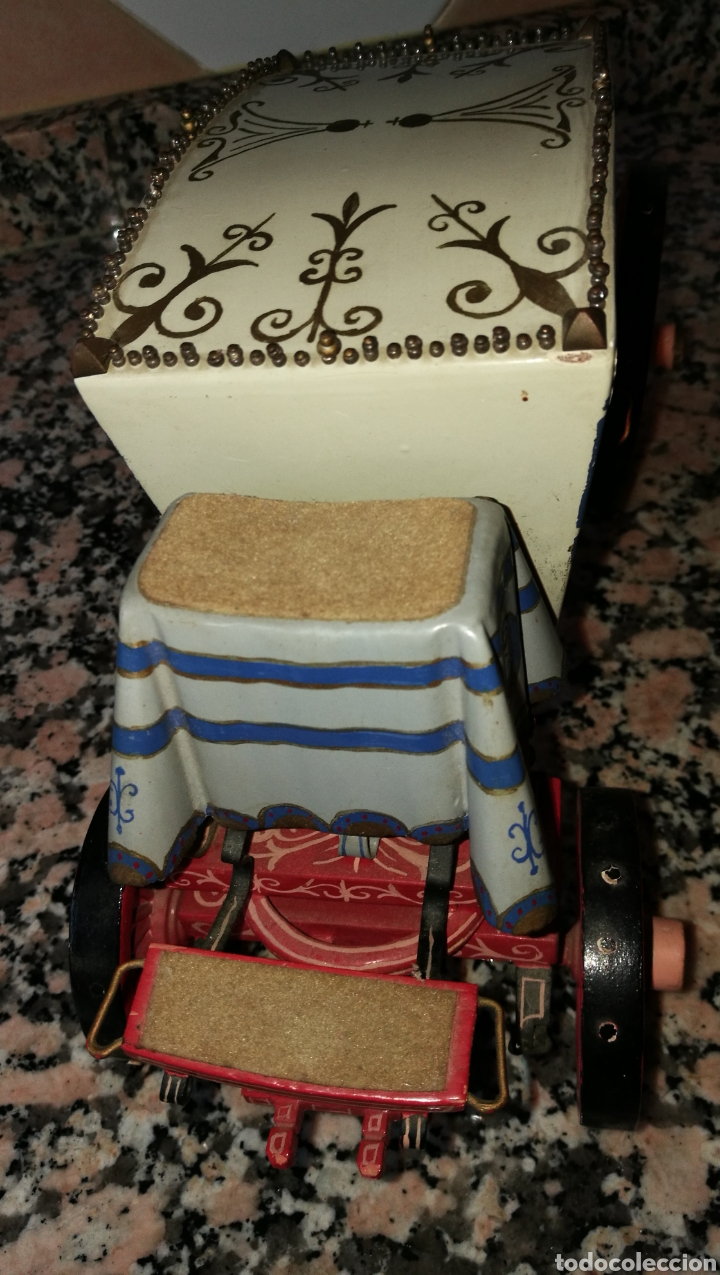 Antig&uuml;edades: PRECIOSA CARROSA REAL DE MADERA - Foto 6