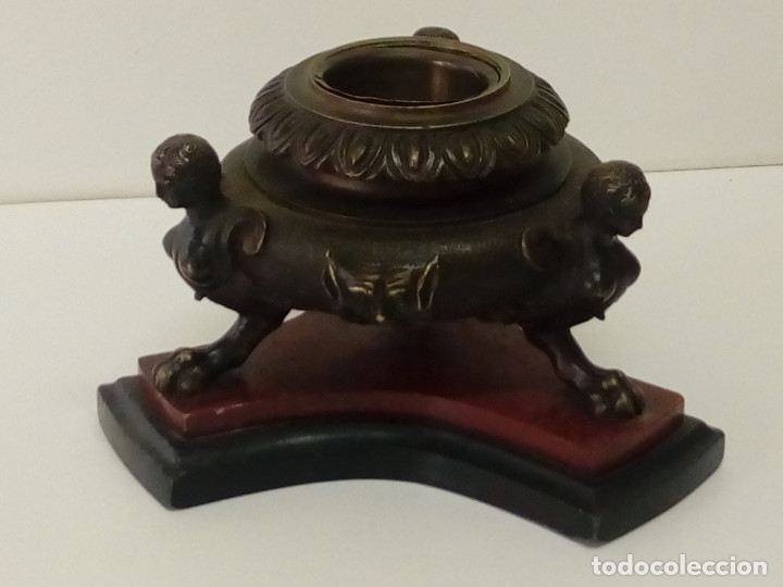 Antig&uuml;edades: ANTIGUO TINTERO EPOCA IMPERIO S XIX - Foto 12
