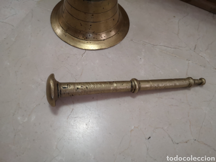 Antig&uuml;edades: Mortero y almirez de bronce de m&aacute;s de 100 a&ntilde;os - Foto 5