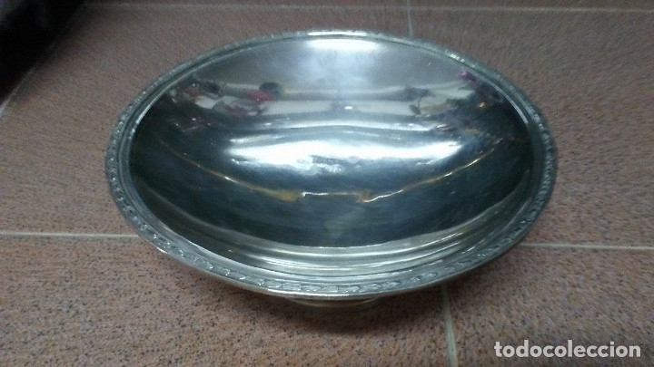 Antig&uuml;edades: CONJUNTO FRUTERO VIDRIO Y PLATA - Foto 5