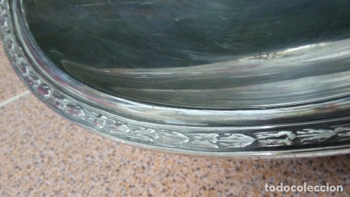 Antig&uuml;edades: CONJUNTO FRUTERO VIDRIO Y PLATA - Foto 6