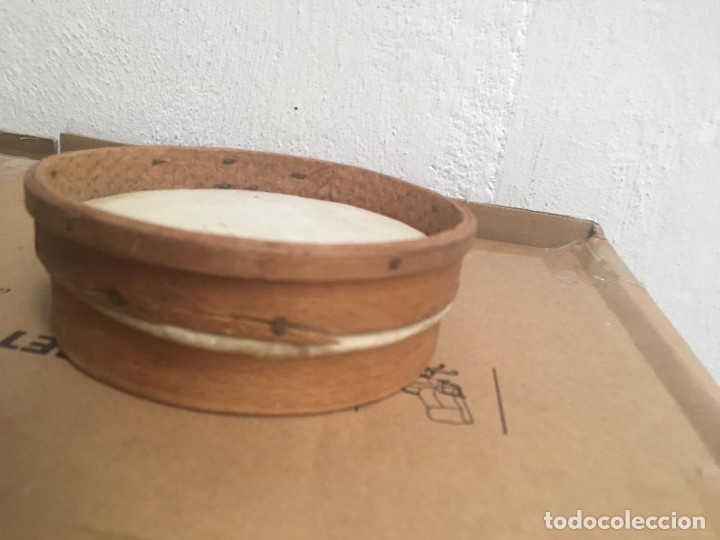 Antig&uuml;edades: Cedazo o tamiz de cuero - Foto 3