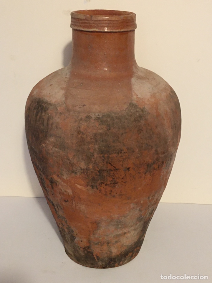Antig&uuml;edades: C&Aacute;NTARO ANTIGUO DE BARRO POPULAR - Foto 3