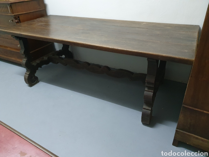 Antig&uuml;edades: Mesa antigua de roble. - Foto 2