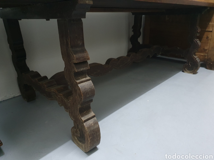 Antig&uuml;edades: Mesa antigua de roble. - Foto 3