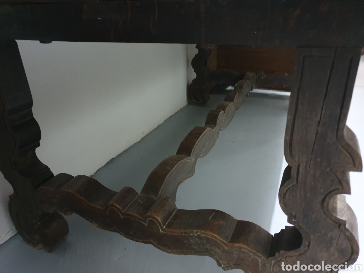 Antig&uuml;edades: Mesa antigua de roble. - Foto 4
