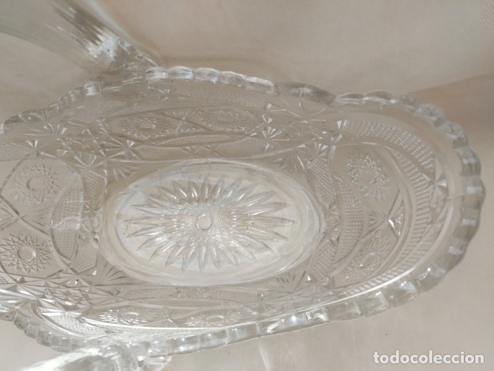 Antig&uuml;edades: CESTA CRISTAL PRENSADO - Foto 4