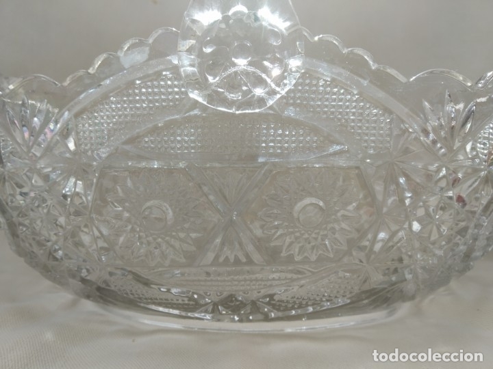 Antig&uuml;edades: CESTA CRISTAL PRENSADO - Foto 5