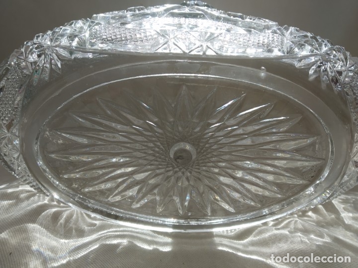Antig&uuml;edades: CESTA CRISTAL PRENSADO - Foto 8