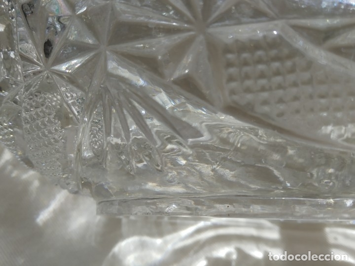 Antig&uuml;edades: CESTA CRISTAL PRENSADO - Foto 9