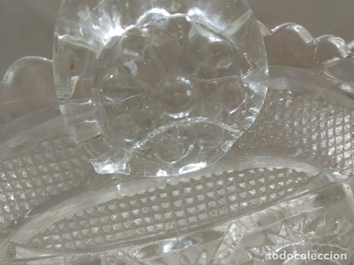 Antig&uuml;edades: CESTA CRISTAL PRENSADO - Foto 11