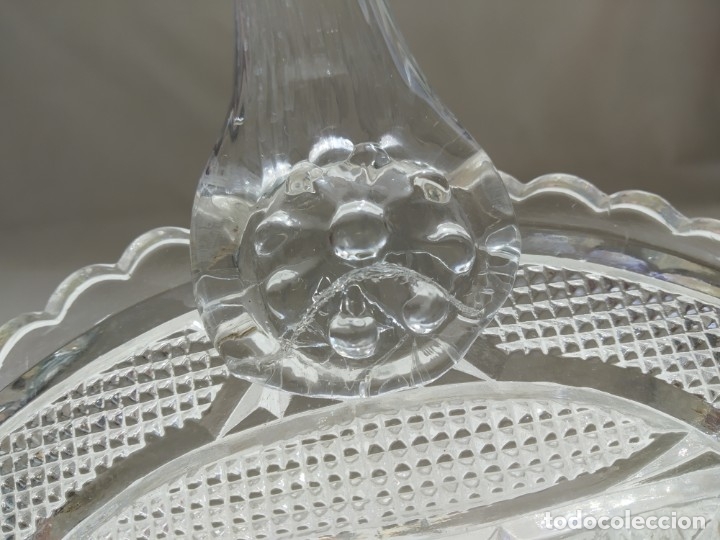 Antig&uuml;edades: CESTA CRISTAL PRENSADO - Foto 12