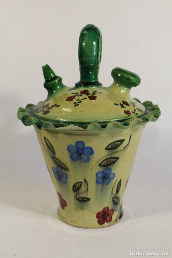 Antig&uuml;edades: botijo ceramica - Foto 1